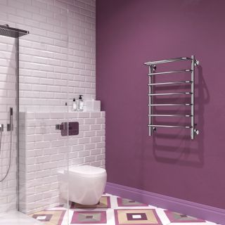 Электрический полотенцесушитель Larusso Стандарт П7 50x80см с полкой хром 4670078536426